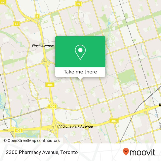 2300 Pharmacy Avenue map