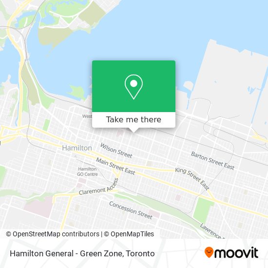 Hamilton General - Green Zone plan