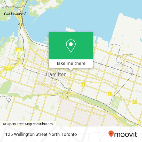 125 Wellington Street North map