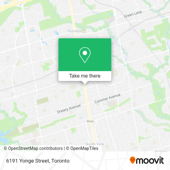 6191 Yonge Street map