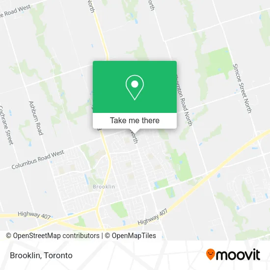 Brooklin map