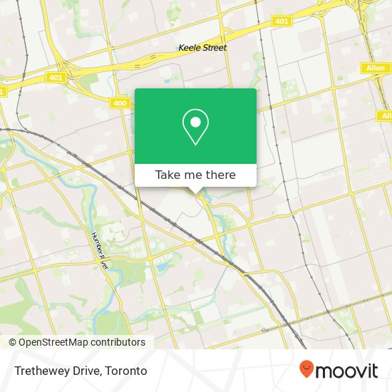 Trethewey Drive map