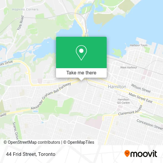 44 Frid Street map