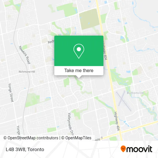 L4B 3W8 map