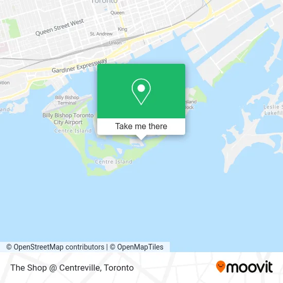 The Shop @ Centreville map