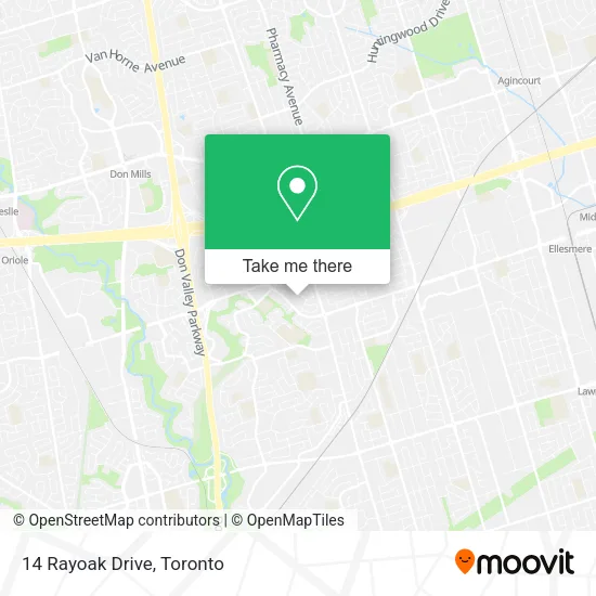 14 Rayoak Drive map