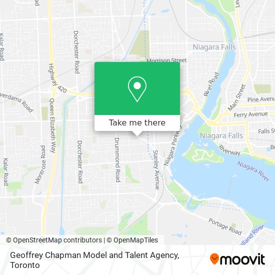Geoffrey Chapman Model and Talent Agency map