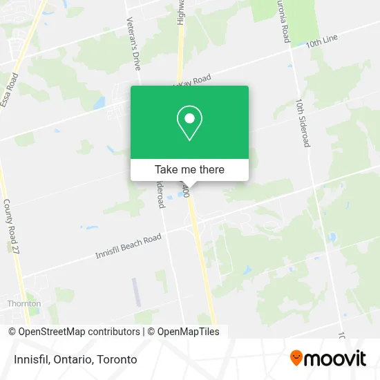 Innisfil, Ontario map