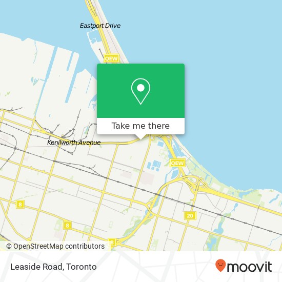 Leaside Road map