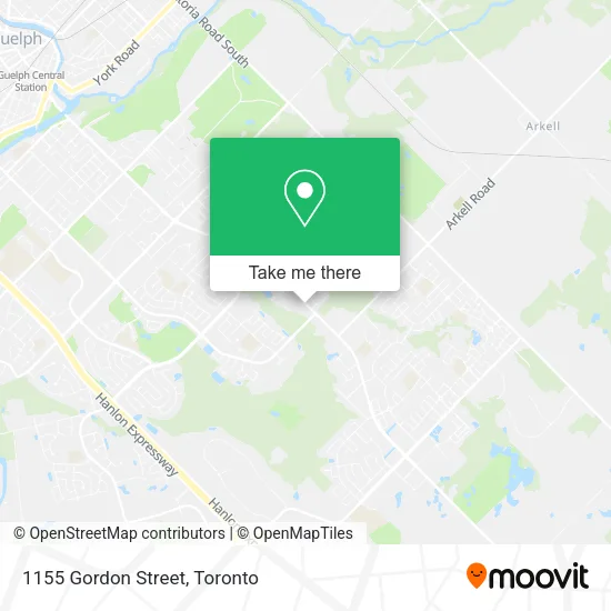 1155 Gordon Street map