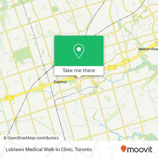 Loblaws Medical Walk-In Clinic map