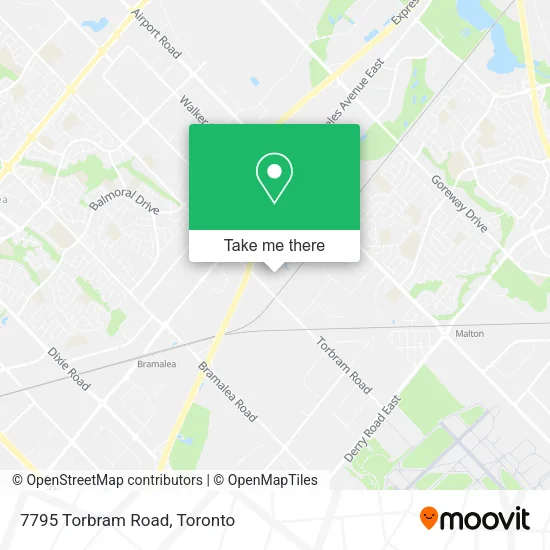7795 Torbram Road map