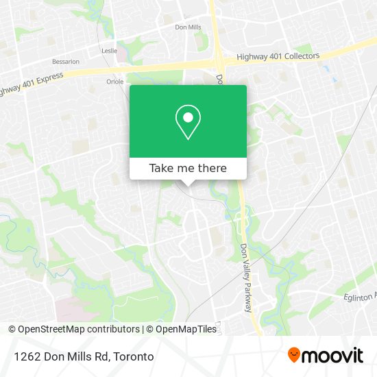 1262 Don Mills Rd map