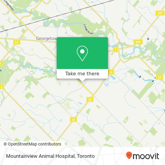 Mountainview Animal Hospital map