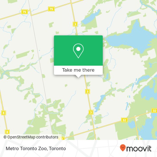 Metro Toronto Zoo map