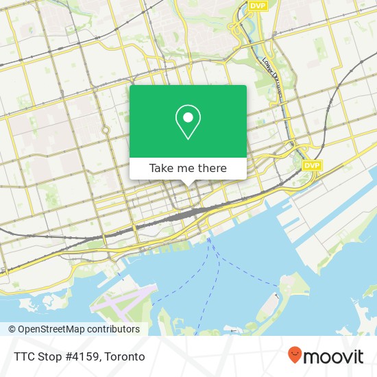 TTC Stop #4159 map