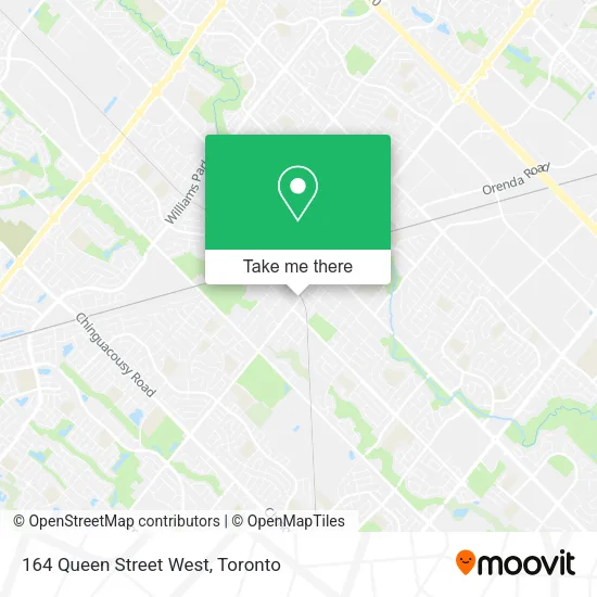 164 Queen Street West map