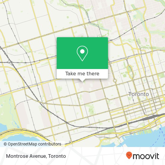 Montrose Avenue map