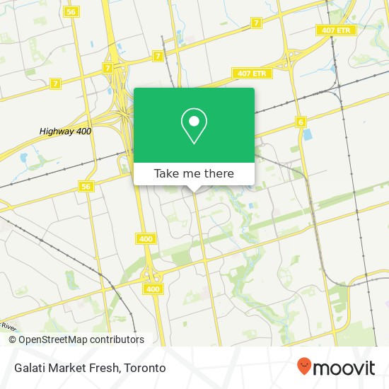 Galati Market Fresh map
