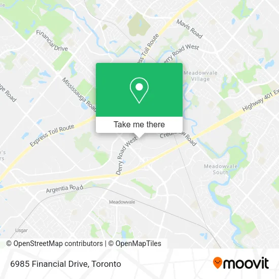 6985 Financial Drive map