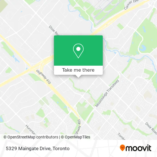 5329 Maingate Drive map