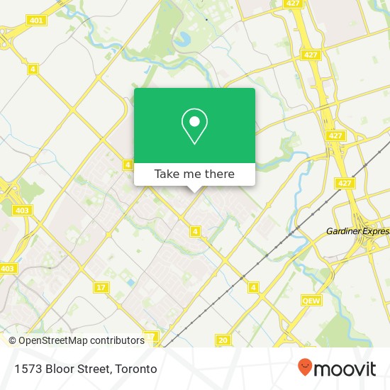 1573 Bloor Street map