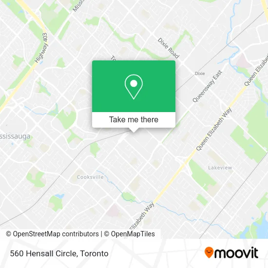 560 Hensall Circle map