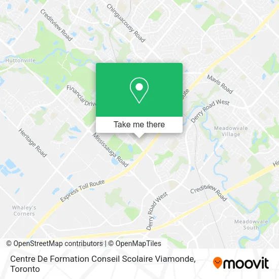 Centre De Formation Conseil Scolaire Viamonde map