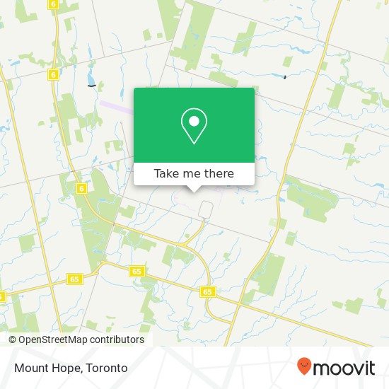 Mount Hope map