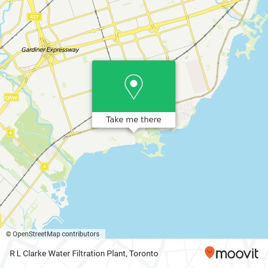 R L Clarke Water Filtration Plant map