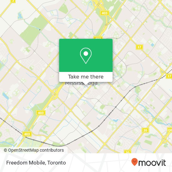 Freedom Mobile map