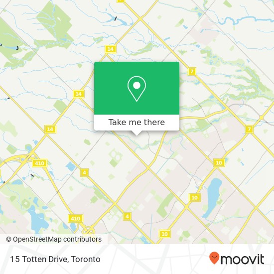 15 Totten Drive map