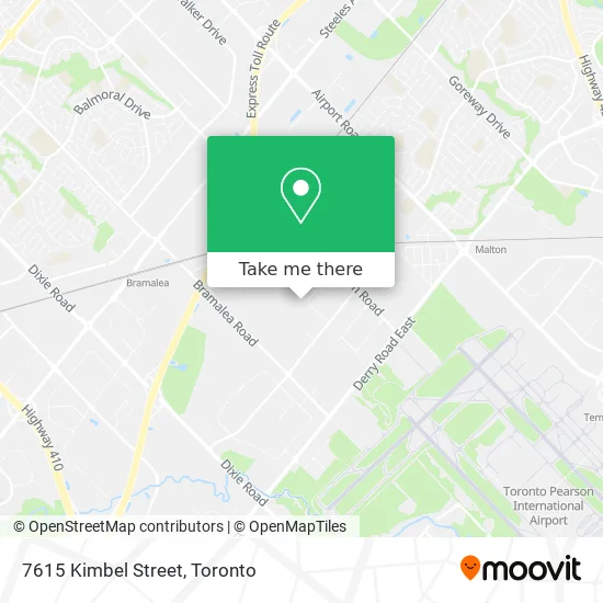 7615 Kimbel Street map