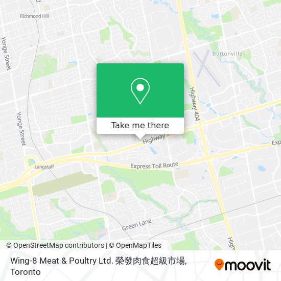 Wing-8 Meat & Poultry Ltd. 榮發肉食超級市場 map