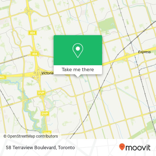 58 Terraview Boulevard map