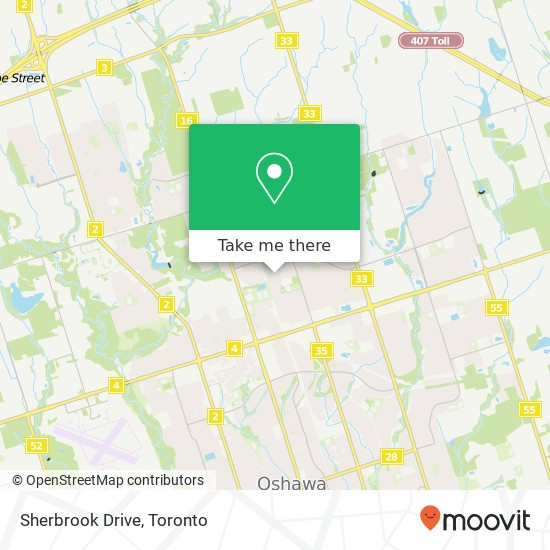 Sherbrook Drive map