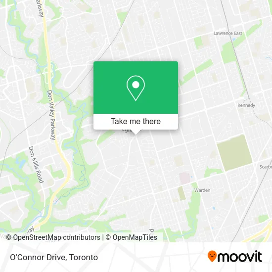 O'Connor Drive map