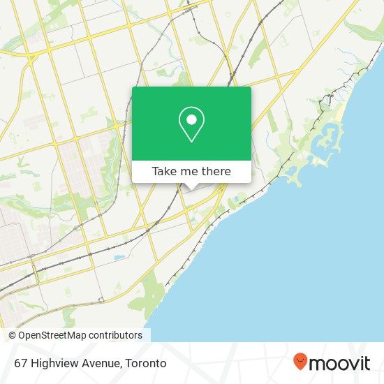 67 Highview Avenue map