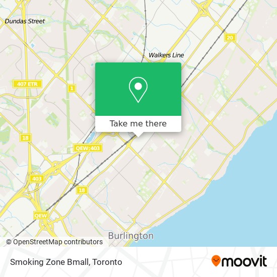 Smoking Zone Bmall map