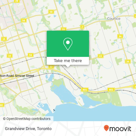 Grandview Drive map