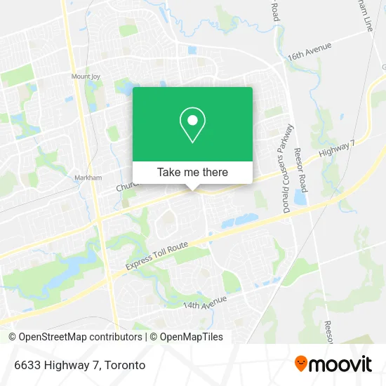 6633 Highway 7 map