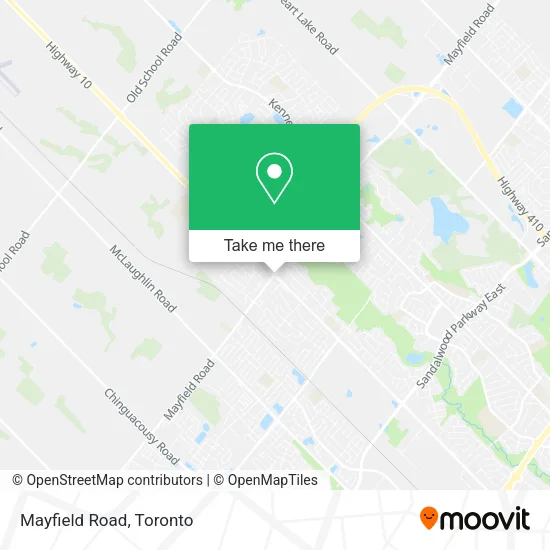 Mayfield Road map
