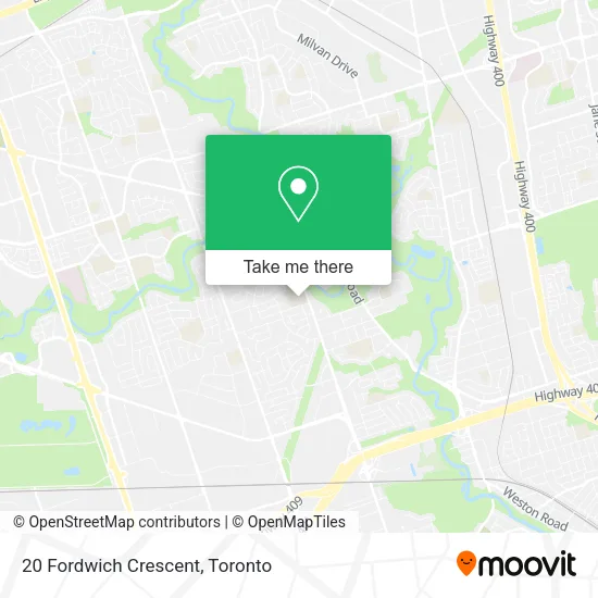 20 Fordwich Crescent map