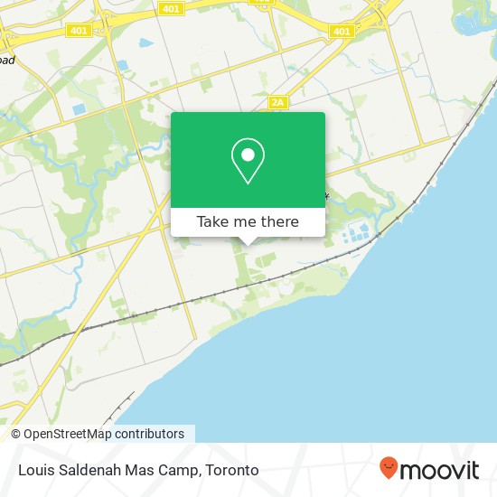 Louis Saldenah Mas Camp map