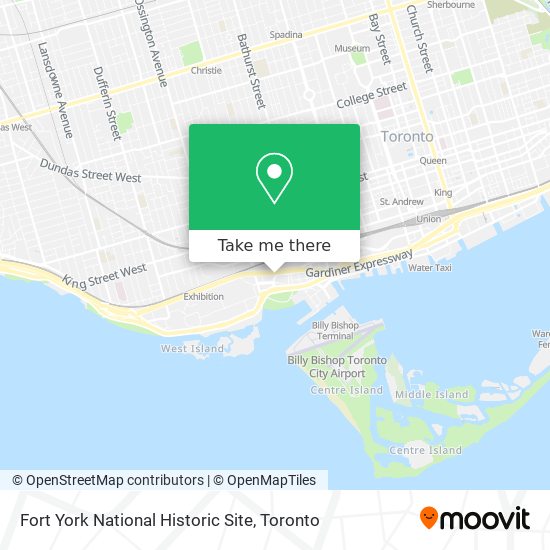 Fort York National Historic Site map