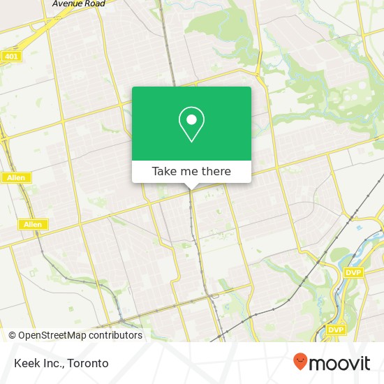 Keek Inc. map