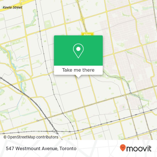 547 Westmount Avenue map