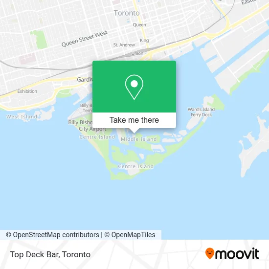 Top Deck Bar map