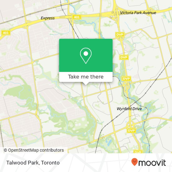 Talwood Park map