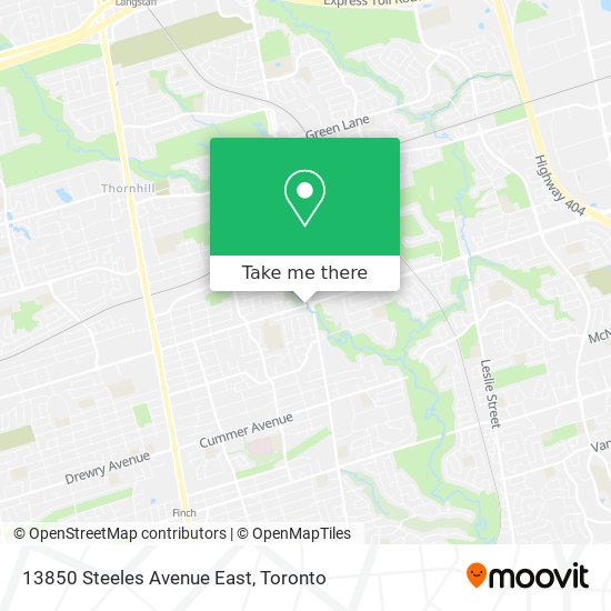 13850 Steeles Avenue East plan